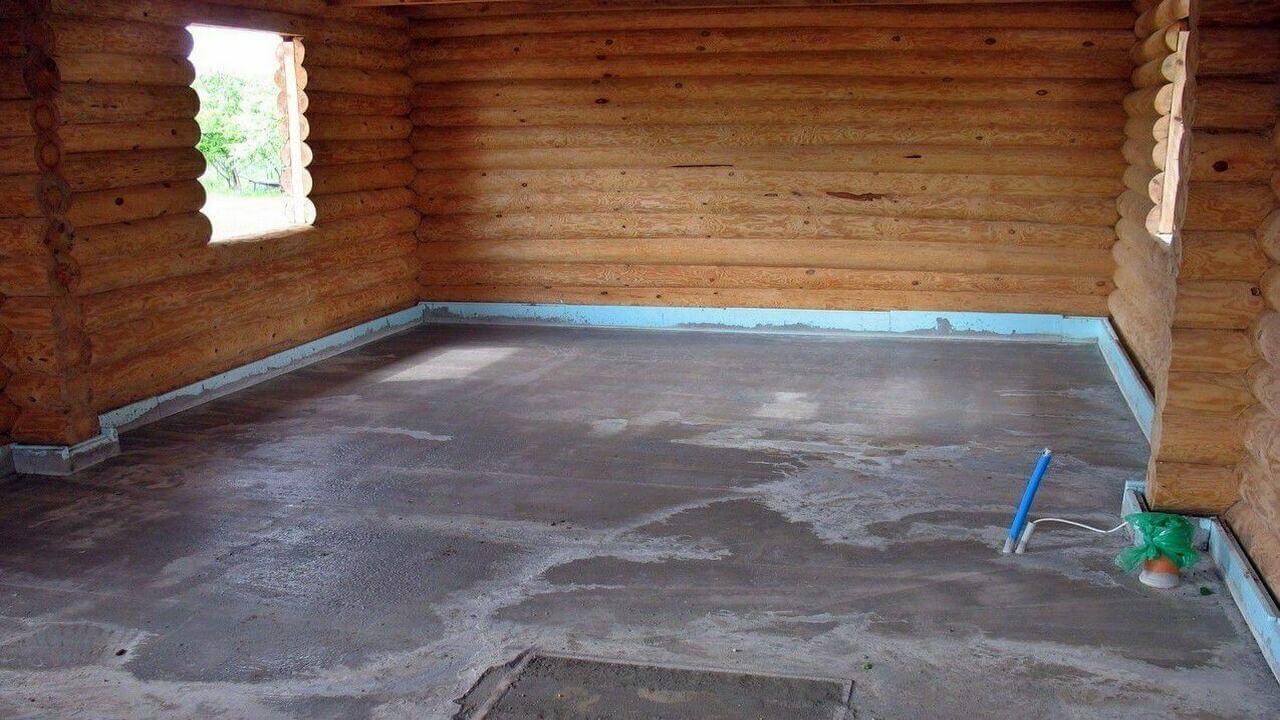 Заливка бетонной стяжки на деревянный пол